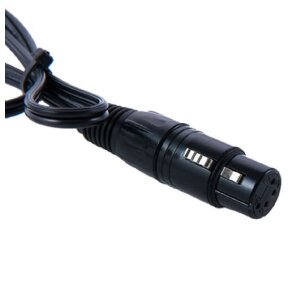 Rolux 4-pin XLR female plug with male D-tap RL-C3