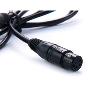 Rolux 4 pins XLR female with 4 pins male connection cable...