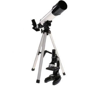 Byomic beginners microscope telescope set in case...