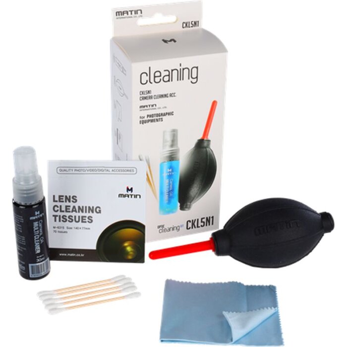 Matin CKL5N1 Cleaning set Hurricane 5-piece 30ml 15x18cm