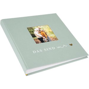 Goldbuch family photo album DAS SIND wir 30x31 cm 60 white pages