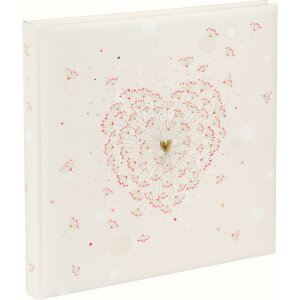 Goldbuch photo album Golden Heart 30x31 cm 60 white pages