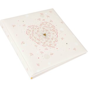 Goldbuch photo album Golden Heart 30x31 cm 60 white pages