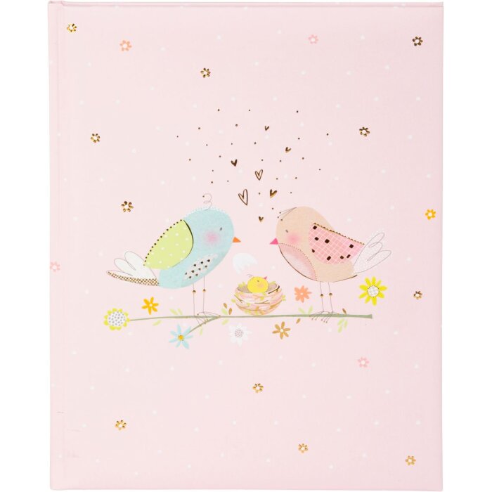 Goldbuch baby diary Loving Birds Girl 21x28 cm 44 pages