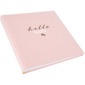 Goldbuch baby album hello.baby rosé 30x31 cm 60 white pages