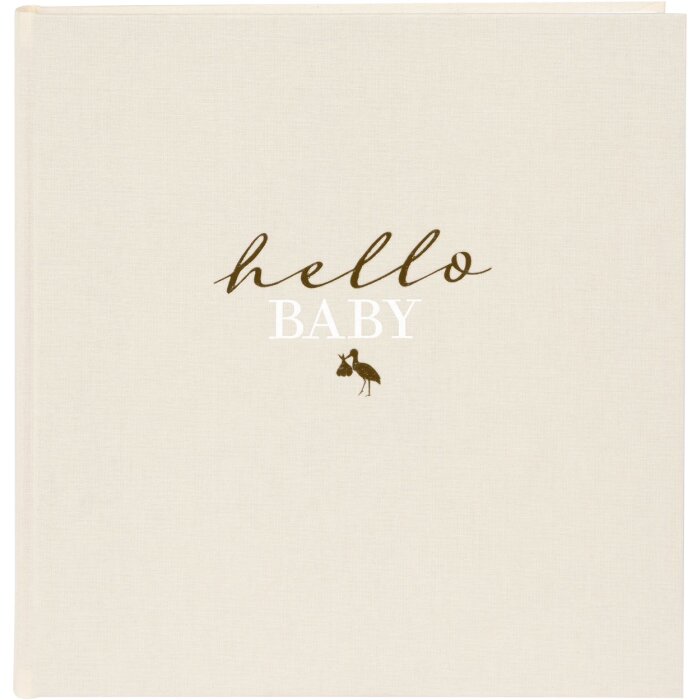 Goldbuch baby album hello.baby Beige 30x31 cm 60 white pages