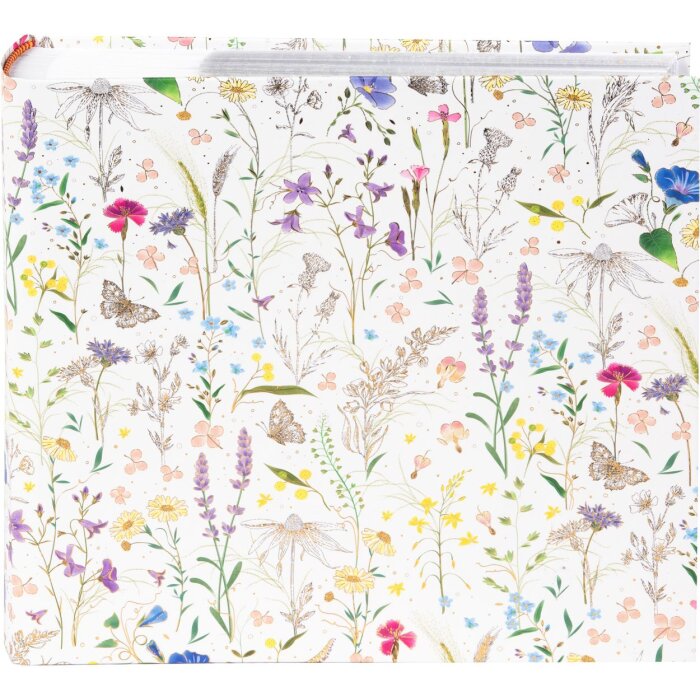 Goldbuch Memo slip-in album 200 photos 10x15 cm Summer Meadow white