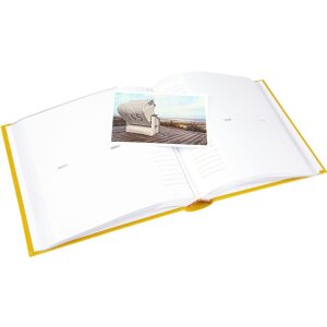 Goldbuch memo album Bella Vista mustard 200 photos 10x15 cm