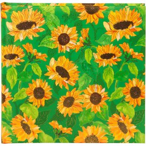 Goldbuch photo album Sunflower green 25x25 cm 60 white pages