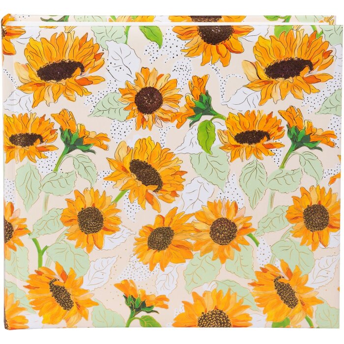 Goldbuch photo album Sunflower white 25x25 cm 60 white pages