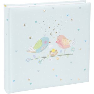 Goldbuch photo album Loving Birds Boy 25x25 cm 60 white...