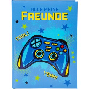 Gold Book of Friends Controller 15x21 cm 88 illustrated...