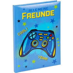 Gold Book of Friends Controller 15x21 cm 88 illustrated...