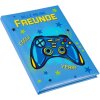 Gold Book of Friends Controller 15x21 cm 88 illustrated pages