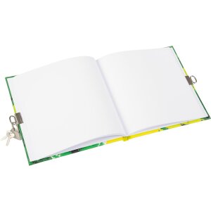 Goldbuch diary with lock Stürmer 16,5x16,5 cm 96 white pages