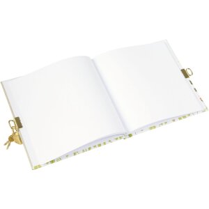 Goldbuch diary with lock Sparrow 16,5x16,5 cm 96 white pages