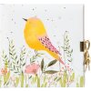 Goldbuch diary with lock Sparrow 16,5x16,5 cm 96 white pages