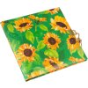 Goldbuch diary with lock Sunflower green 16,5x16,5 cm 96 white pages