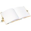 Goldbuch diary with lock Sunflower white 16,5x16,5 cm 96 white pages