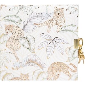 Goldbuch diary with lock Felino 16,5x16,5 cm 96 white pages