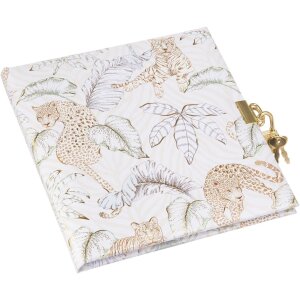 Goldbuch diary with lock Felino 16,5x16,5 cm 96 white pages