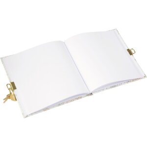 Goldbuch diary with lock Felino 16,5x16,5 cm 96 white pages