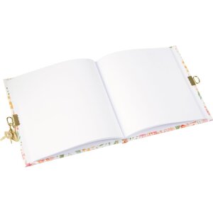 Goldbuch diary with lock Pianta rossa 16,5x16,5 cm 96 white pages