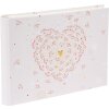 Goldbuch Photo Guestbook Golden Heart 29x23 cm 50 white pages