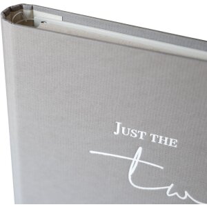 Goldbuch photo guestbook just the two of us grey 29x23 cm 50 white pages