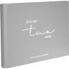 Goldbuch photo guestbook just the two of us grey 29x23 cm 50 white pages