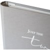 Goldbuch photo guestbook just the two of us grey 29x23 cm 50 white pages