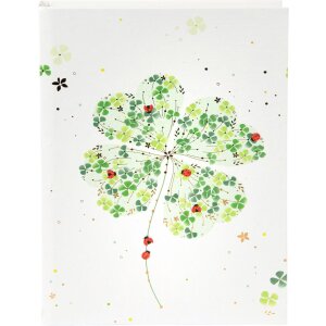 Goldbuch notebook DIN A5 Lucky Clover 15x22 cm 200 pages...