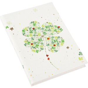 Goldbuch notebook DIN A5 Lucky Clover 15x22 cm 200 pages...