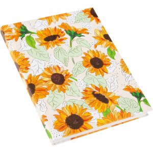 Goldbuch notebook DIN A5 Sunflower white 15x22 cm 200...