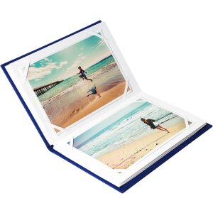 Goldbuch leporello photo album Bella Vista blue 14 photos 10x15 cm