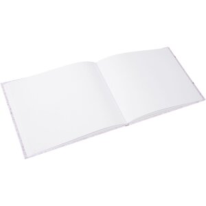 Goldbook guestbook Finamente lilac 25x20 cm 100 white pages