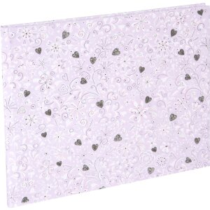 Goldbook guestbook Finamente lilac 25x20 cm 100 white...