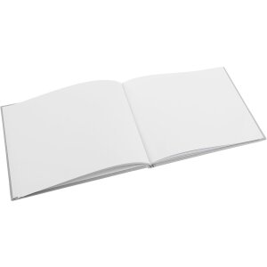 Gold Book Guestbook Summertime grey 25x20 cm 100 white pages