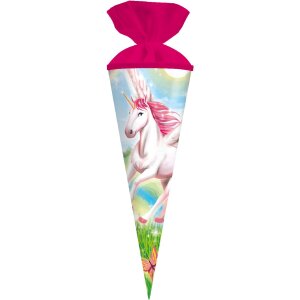 Goldbuch school cone 50 cm round Alicorn unicorn motif