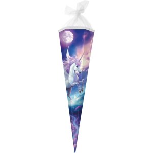 Goldbuch school cone 85cm hexagonal unicorn purple Diana