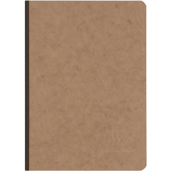 Clairefontaine notebook AgeBag DIN A5 linen lined 96 sheets tobacco