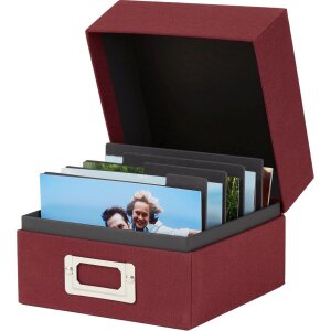 HNFD Linen photo box Sawala 700 photos 10x15 cm with dividers