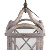 Clayre & Eef 50742 Lanterns (set of 2) 33x33x73 / 25x25x56 cm Grey