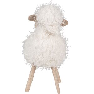 Clayre & Eef 65274 Decoration Sheep 16x16x30 cm White