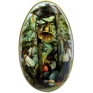 Clayre & Eef 65343 Decoration Egg 7x11x7 cm Green