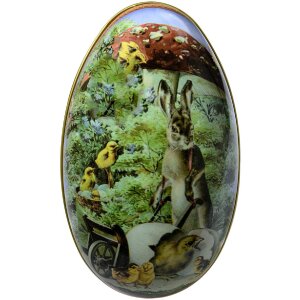 Clayre & Eef 65344 Decoration Egg 7x11x7 cm Green