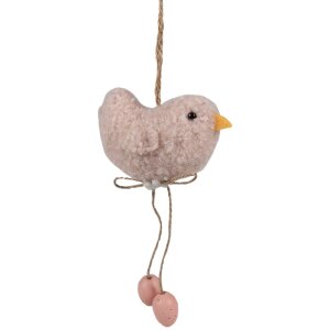 Clayre & Eef 65345 Decoration Pendant Bird 10x3x14 cm...