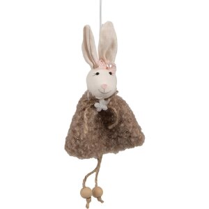 Clayre & Eef 65354 Decorative pendant rabbit 8x3x16...