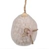 Clayre & Eef 65356 Decorative pendant egg Ø 5x7 cm Beige