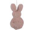 Clayre & Eef 65360 Decorative pendant rabbit 6x2x11 cm Pink